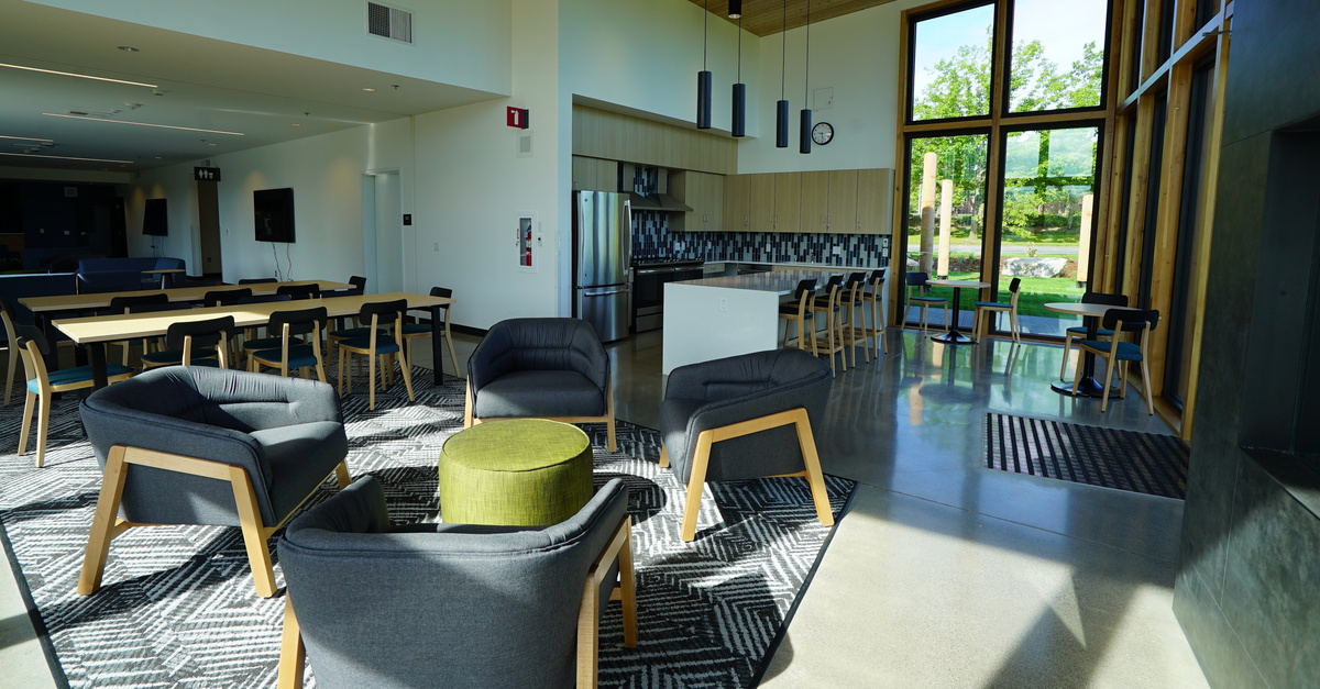 Interior image of Cedar Hall main floor