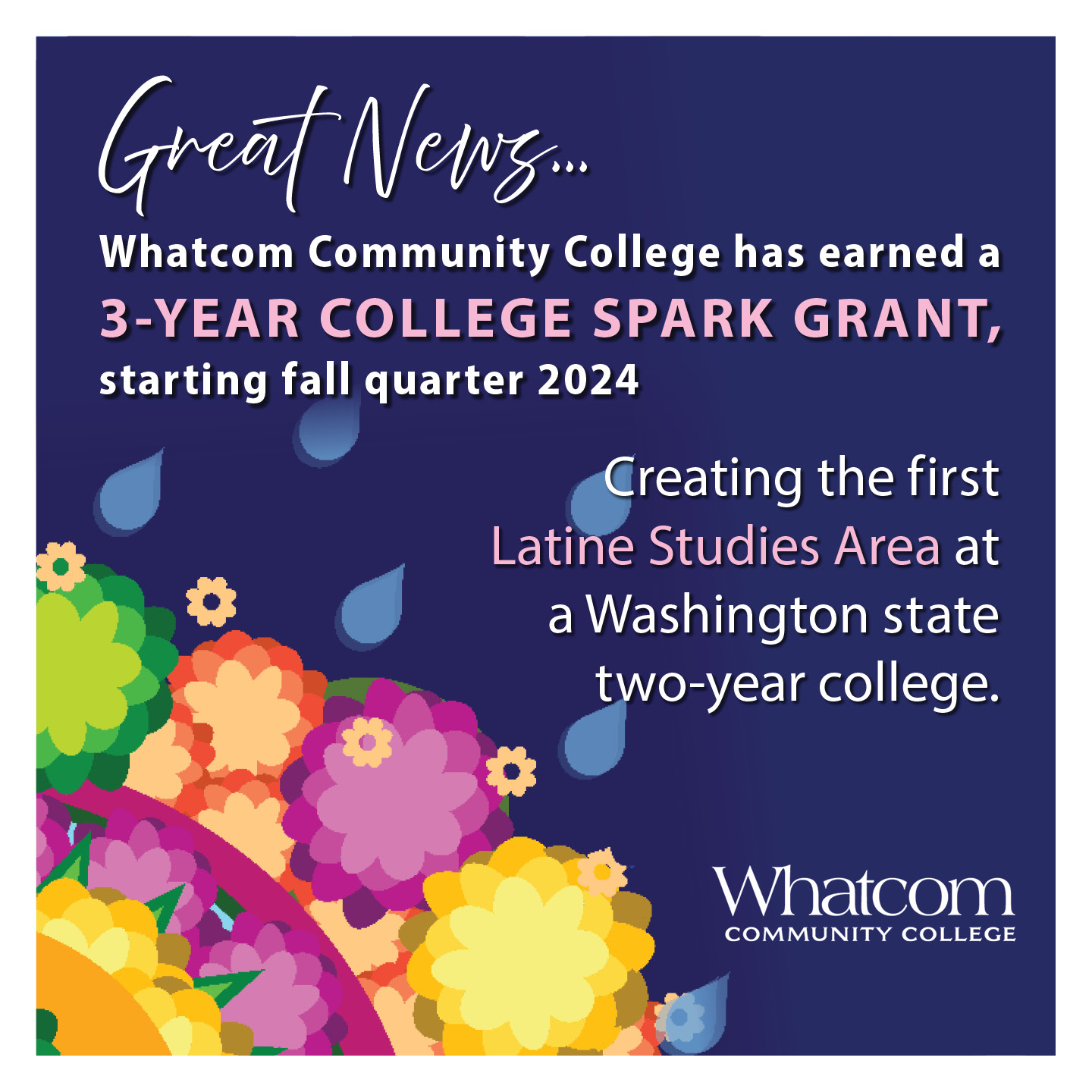 Whatcom Community College Is the First Two-Year College in Washington State to Establish a Latine Studies Area After Being Awarded a College Spark Washington Grant