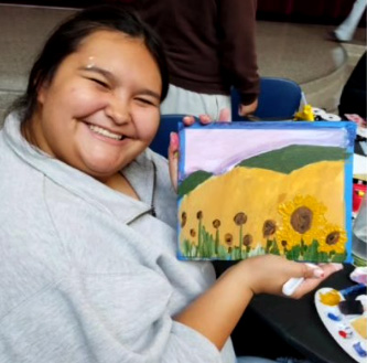 Sunflower Painting