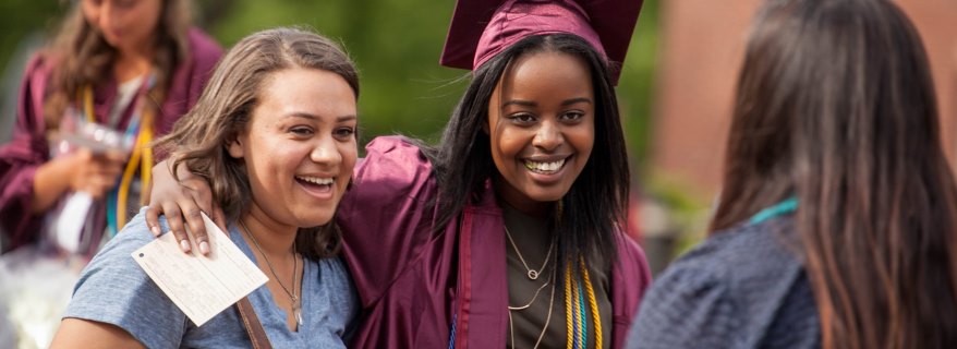 Two female graduates